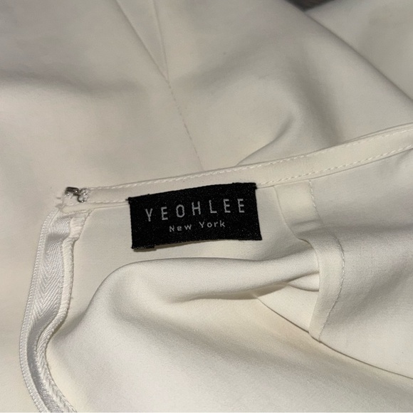 Yeohlee New York Cream Cotton Midi Skirt Women’s Size 10 – Made in USA - Picture 8 of 10